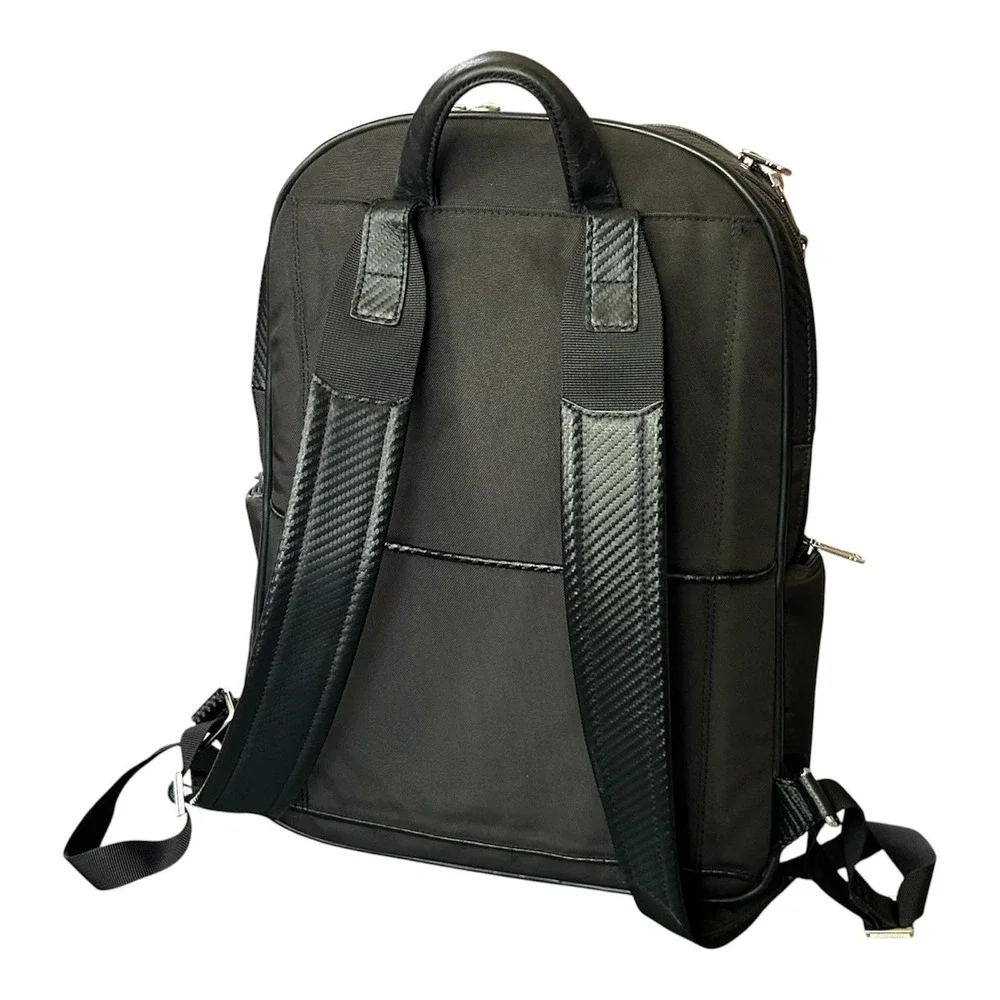 TUMI Arrive Bradley Carbon Fiber Look Backpack Laptop Travel Business Bag